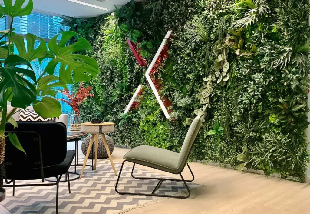 Installation of Artificial Green Walls